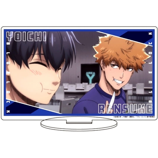 Yoichi Isagi & Rensuke Kunigami Scene Shot Illustration Character Acrylic Figure Blue Lock [USED]
