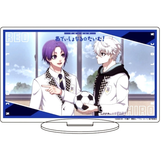 Seishiro Nagi & Reo Mikage Scene Shot Illustration Character Acrylic Figure Blue Lock [USED]