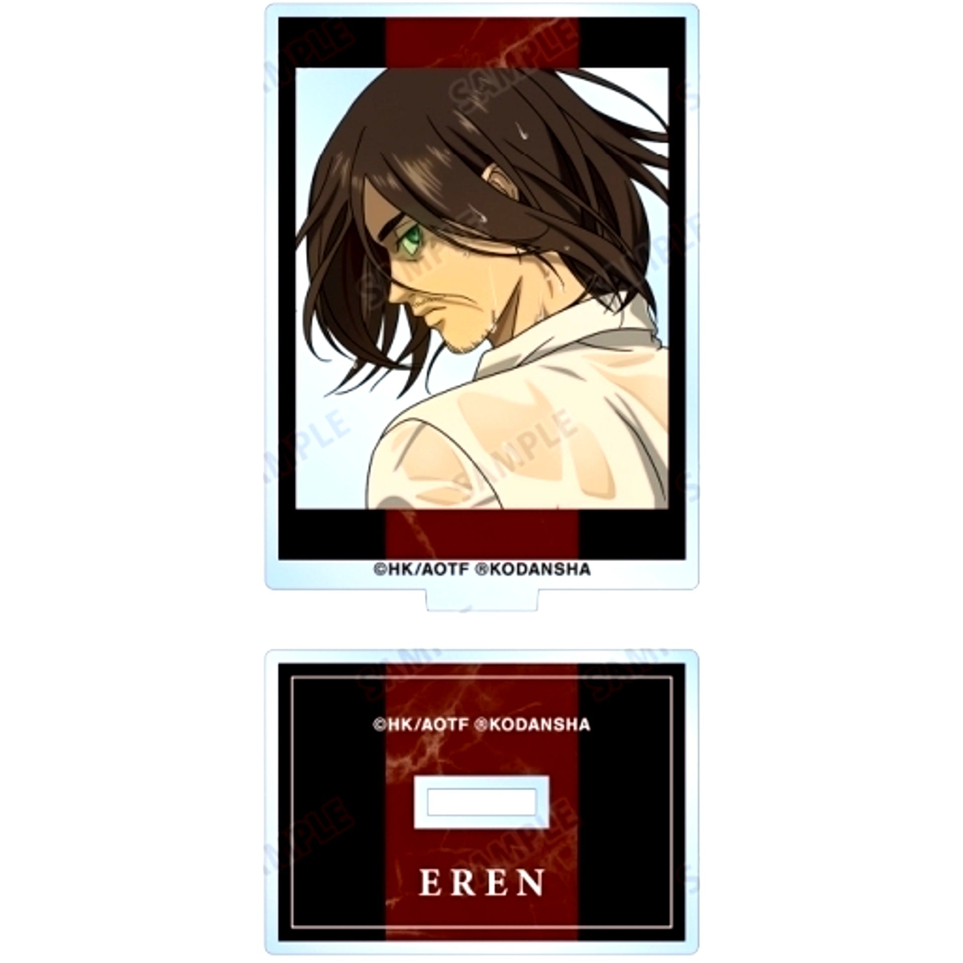 Eren Yeager A Attack on Titan Fighting Back Ver. Illustration Trading Acrylic Stand [USED]