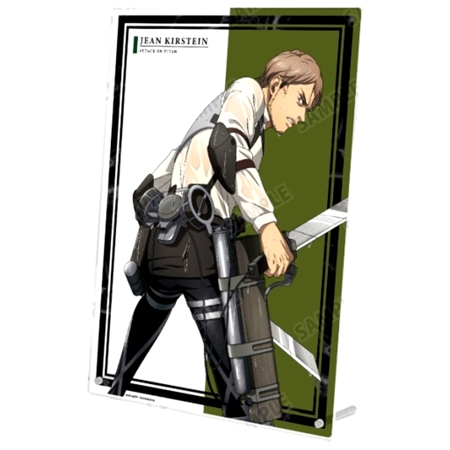 Jean Kirstein Fighting Back Ver. Attack on Titan Illustration A4 Acrylic Panel [USED]