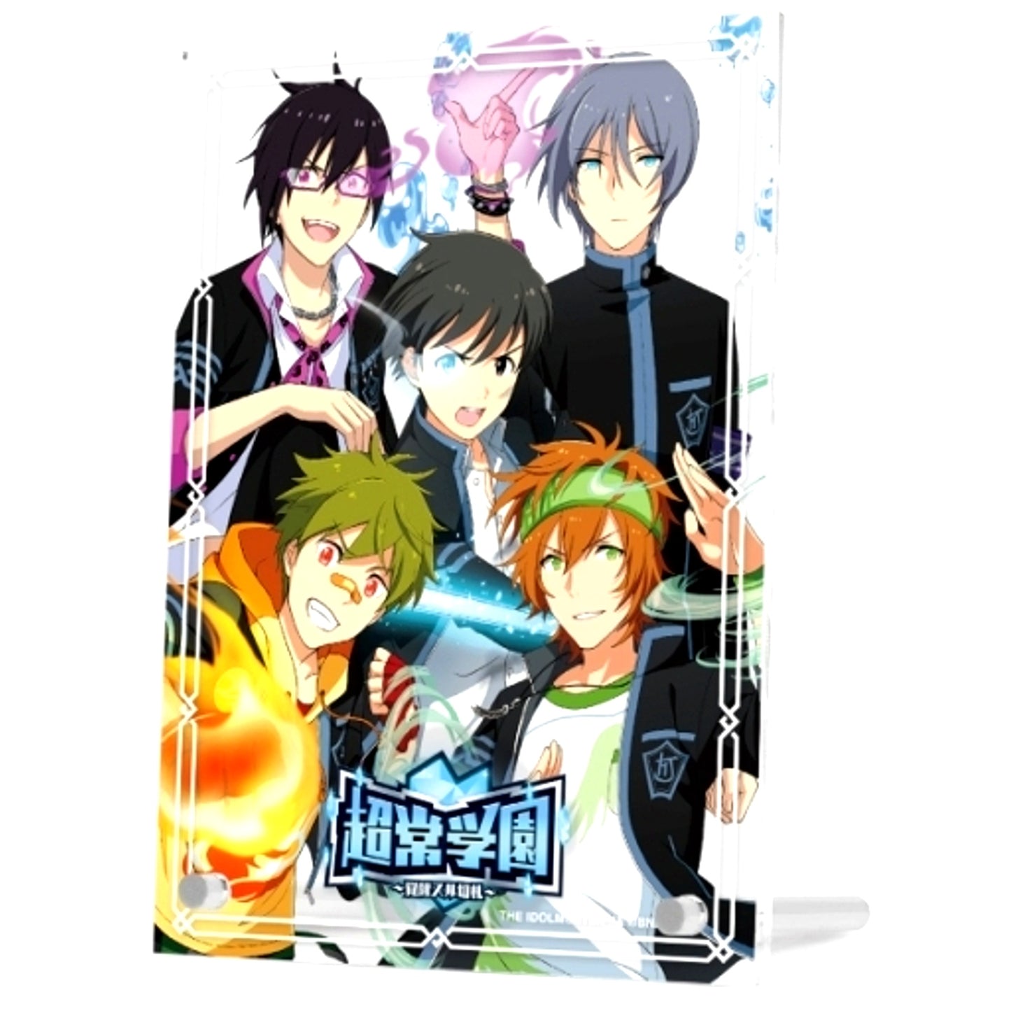 THE IDOLM@STER SideM Double Acrylic Panel Supernatural Academy Awakening Trump Card [USED]