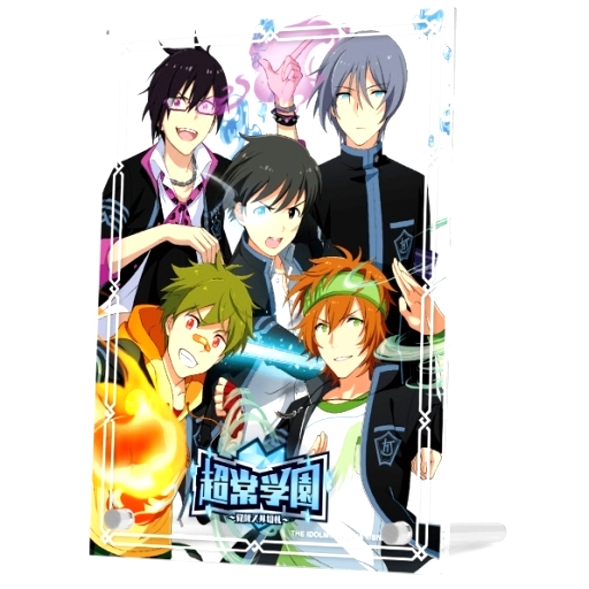 THE IDOLM@STER SideM Double Acrylic Panel Supernatural Academy Awakening Trump Card [USED]