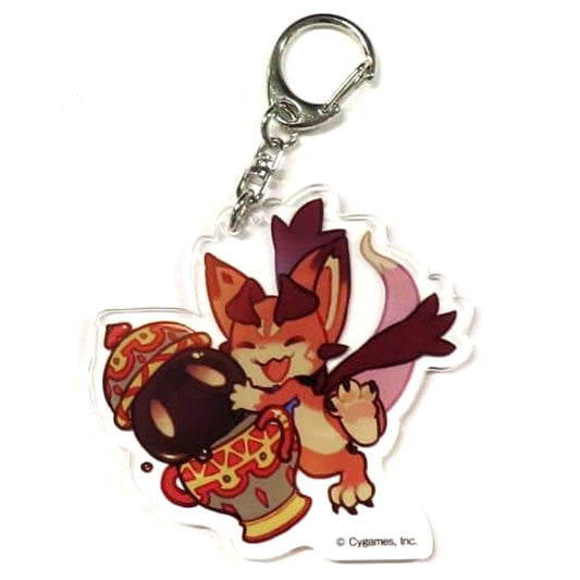 Granblue Fantasy Vyrn Slime Granblue Fest Memorial Acrylic Keychain Granblue Fantasy Extra Fest 2023 Exclusive Keychains [USED]
