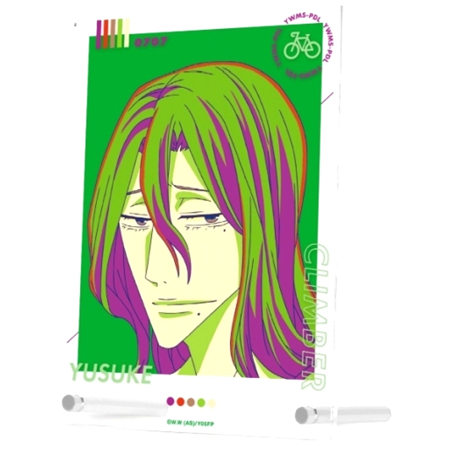 Yusuke Makishima Yowamushi Pedal LIMIT BREAK paleful Double Acrylic Panel [USED]