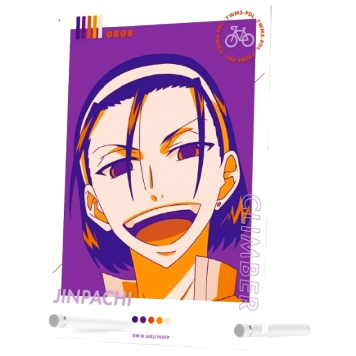Jinpachi Toudou Paleful Double Acrylic Panel Yowamushi Pedal: Limit Break [USED]