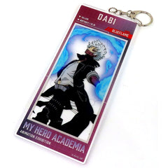 Dabi My Hero Academia ANIMATION Exhibition All Out War Arc Acrylic BIG Tag Keychain [USED]