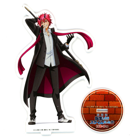 Benimaru Illustration Acrylic Stand That Time I Got Reincarnated as a Slime the Movie: Scarlet Bond x Princess Cafe [USED]