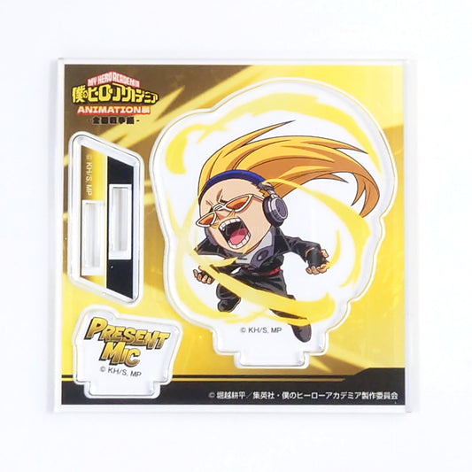 My Hero Academia Present Mic Chibi Acrylic Stand Animation Exhibition Zenmen Senso Hen Limited Acrylic Stands [USED]