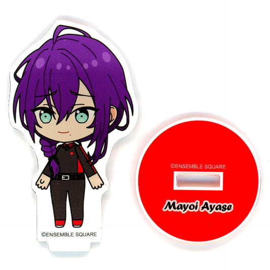 Mayoi Ayase Ensemble Stars!! Mini Acrylic Stand D Pizza Hut Double Face & MaM Campaign [USED]