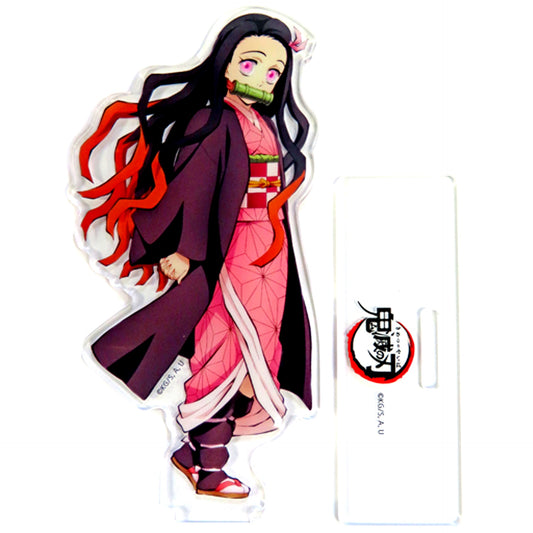 Nezuko Kamado New Character Illustration Acrylic Stand Demon Slayer Swordsmith Village Arc x ufotable Cafe x Machi Asobi CAFE [USED]