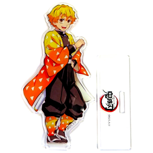 Zenitsu Agatsuma New Character Illustration Acrylic Stand Demon Slayer Swordsmith Village Arc x ufotable Cafe x Machi Asobi CAFE [USED]