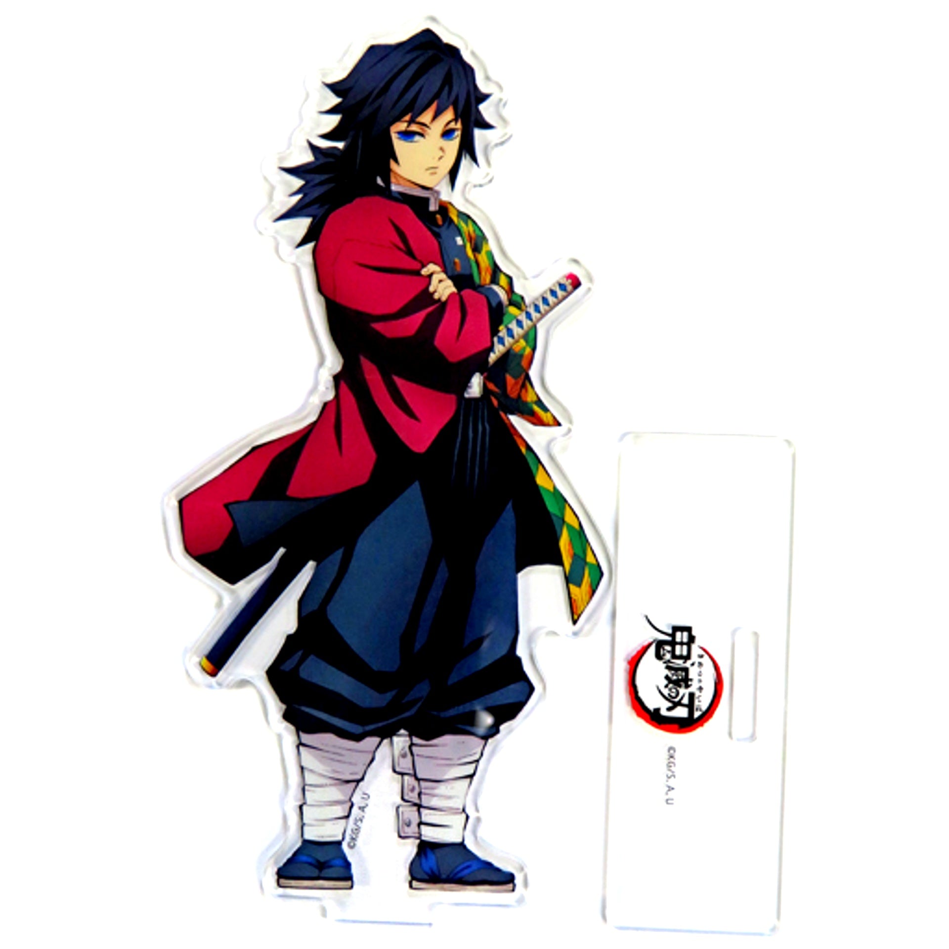 Giyu Tomioka New Character Illustration Acrylic Stand Demon Slayer: Kimetsu no Yaiba Swordsmith Village Arc x ufotable Cafe x Machi Asobi CAFE [USED]