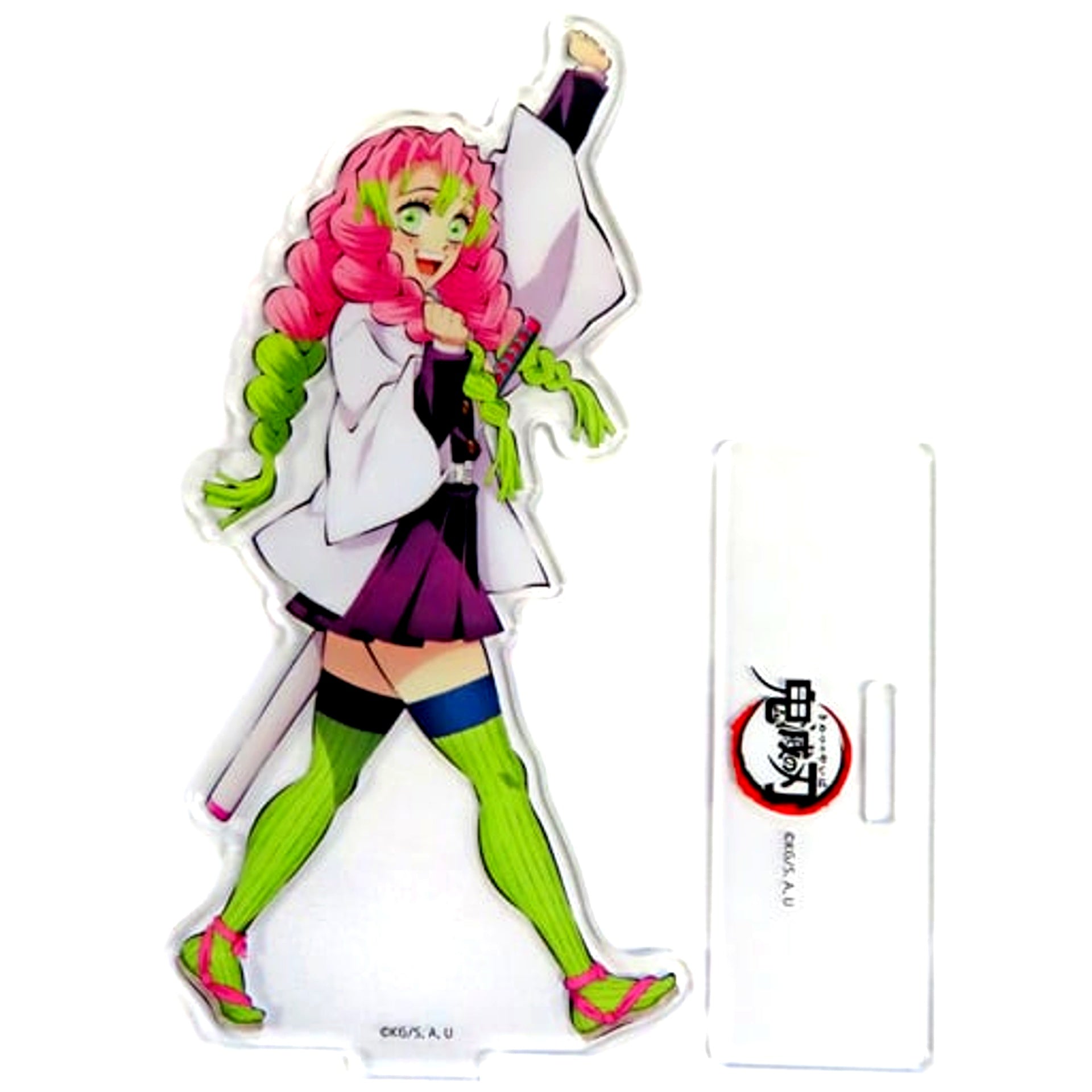 Mitsuri Kanroji New Character Illustration Acrylic Stand Demon Slayer: Kimetsu no Yaiba Swordsmith Village Arc x ufotable Cafe x Machi Asobi CAFE [USED]