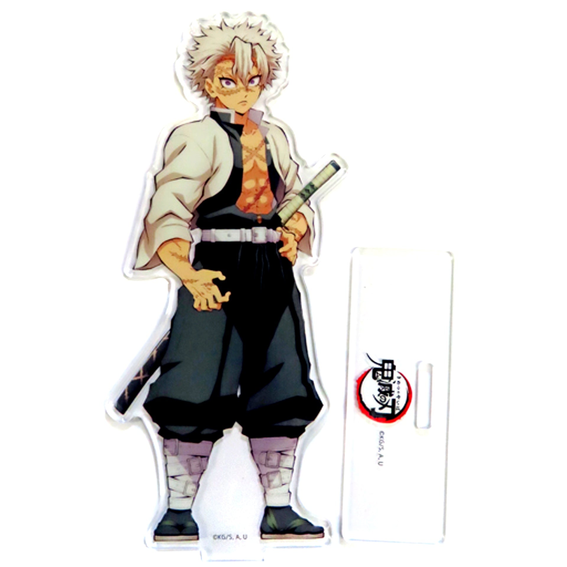 Sanemi Shinazugawa New Character Illustration Acrylic Stand Demon Slayer: Kimetsu no Yaiba Swordsmith Village Arc x ufotable Cafe x Machi Asobi CAFE [USED]