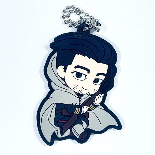 Golden Kamuy Hyakunosuke Ogata 6 Capsule Rubber Mascot Bandai Namco Amusement Limited Mascot [USED]
