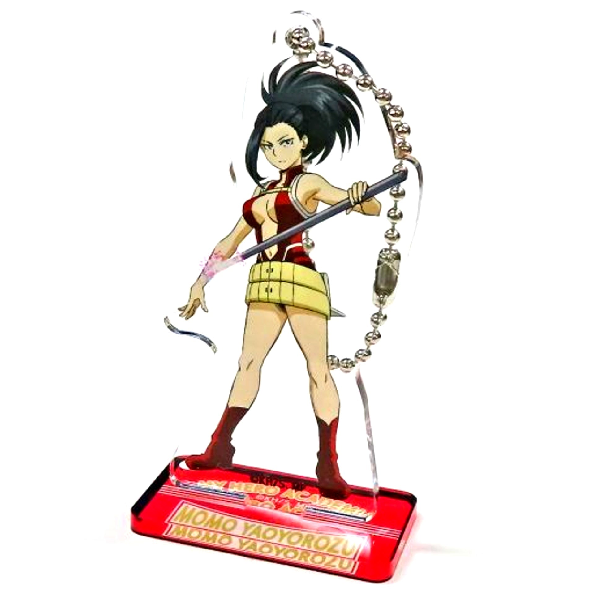 Momo Yaoyorozu My Hero Academia Acrylic Keychain Collection with Stand [USED]