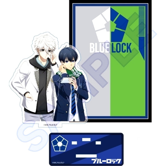 Seishiro Nagi and Yoichi Isagi Special Illustration Ver. D Blue Lock Acrylic Stand with Background [USED]