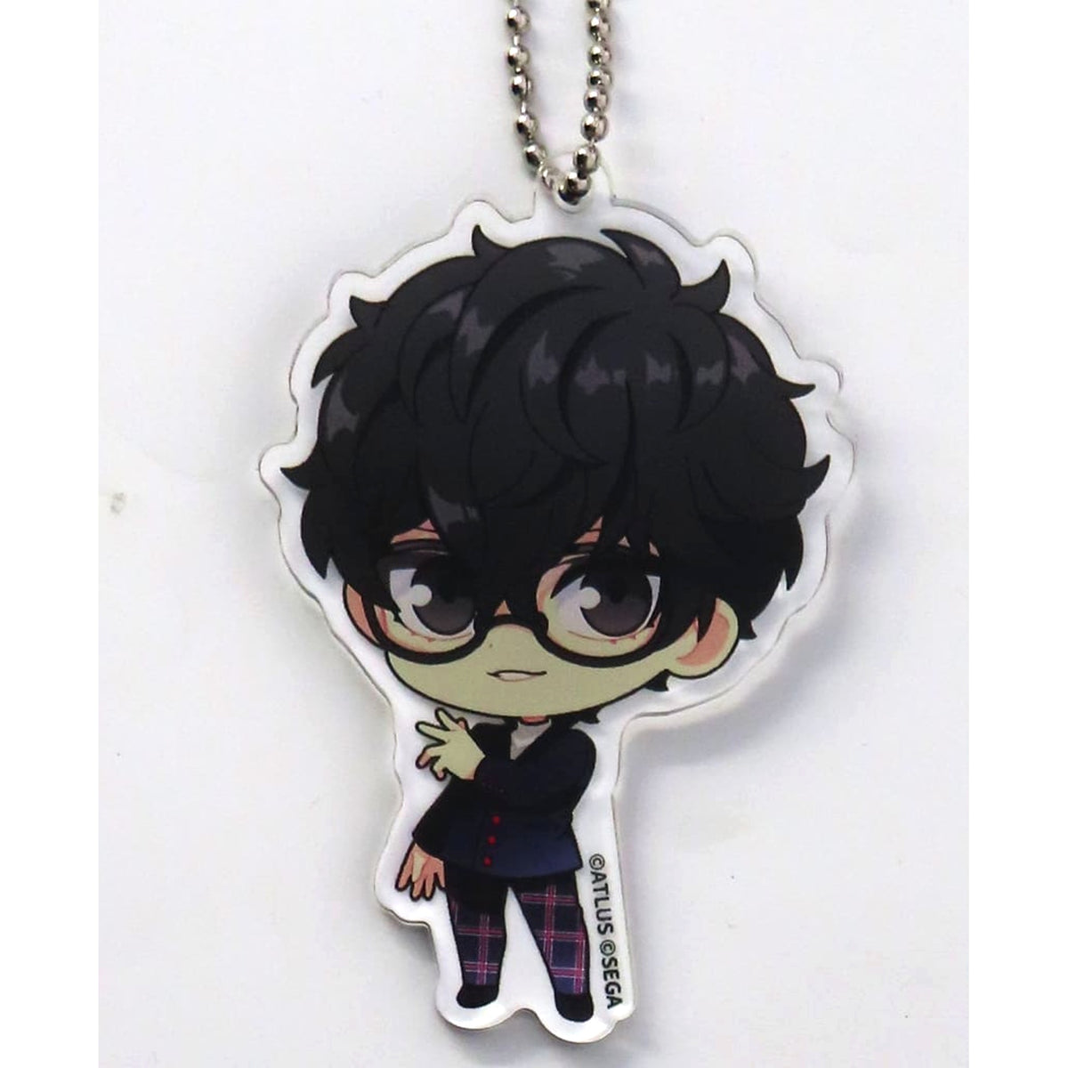 Persona 5 Royal Protagonist Rakuten Collection Drawn Acrylic Keychain Prize C-1 Keychains [USED]