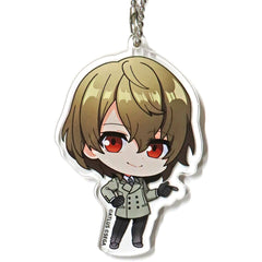 Persona 5 Royal Goro Akechi Rakuten Collection Drawn Acrylic Keychain Prize C-9 Keychains [USED]