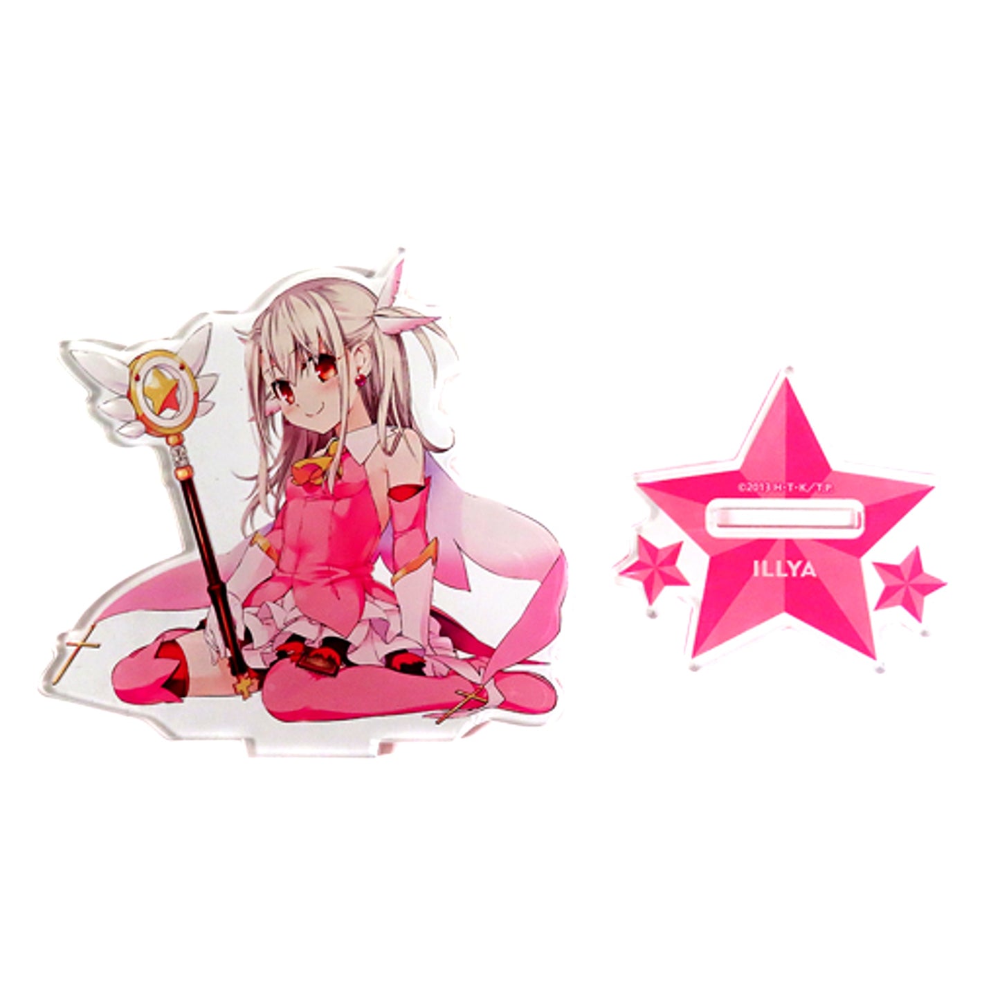 Illyasviel von Einzbern A C-1 Prize Fate/kaleid liner Prisma Illya TV Anime 10th Anniversary Kuji Seite: Sonne Acrylic Stand Kujibikido [USED]