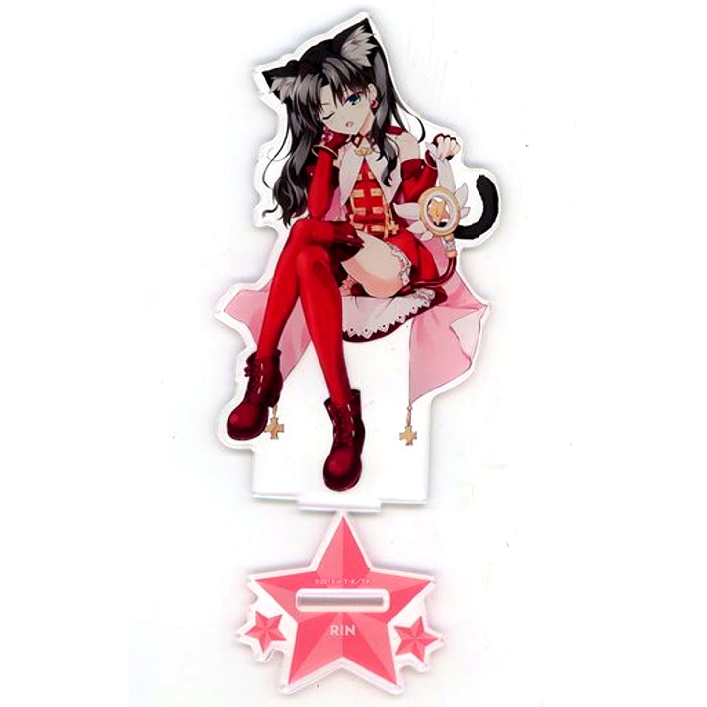 Rin Tohsaka C-3 Prize Acrylic Stand Kujibikido Fate/kaleid liner Prisma Illya TV Anime 10th Anniversary Kuji Seite: Sonne [USED]