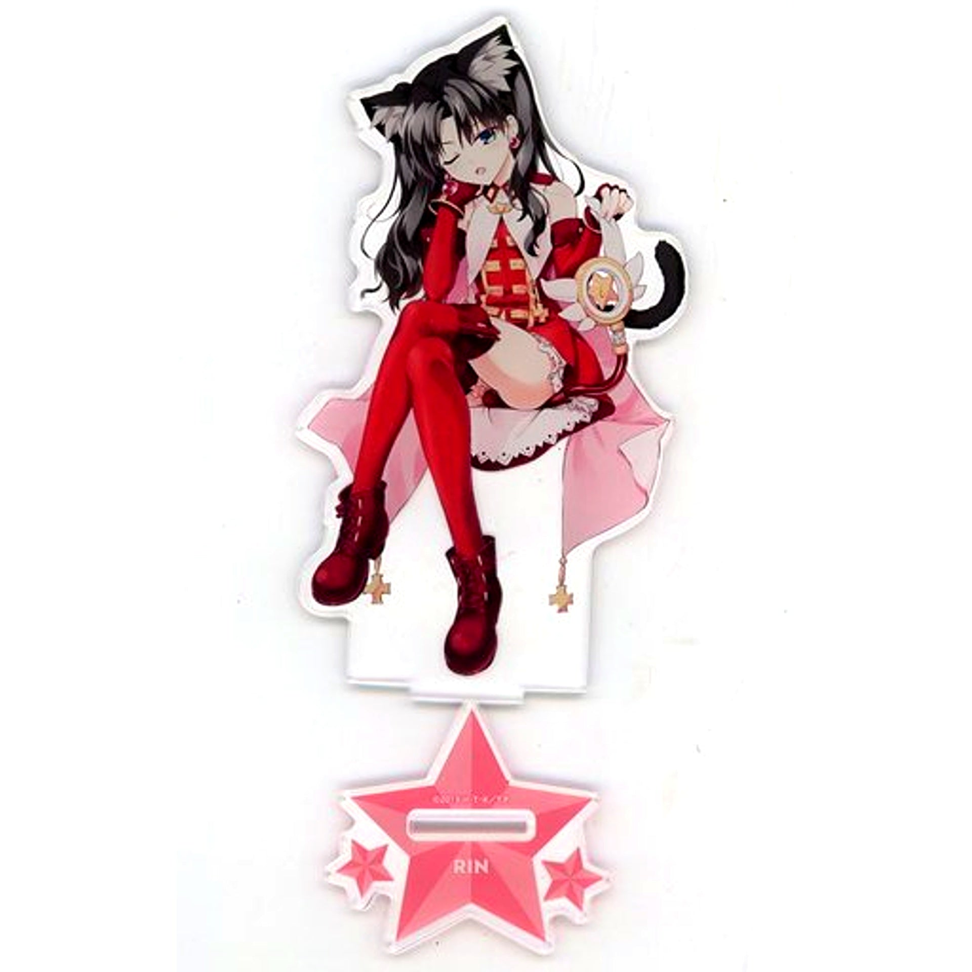 Rin Tohsaka C-3 Prize Acrylic Stand Kujibikido Fate/kaleid liner Prisma Illya TV Anime 10th Anniversary Kuji Seite: Sonne [USED]