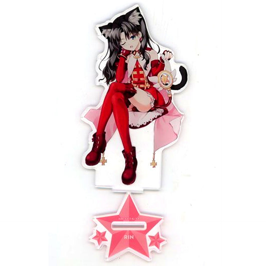 Rin Tohsaka C-3 Prize Acrylic Stand Kujibikido Fate/kaleid liner Prisma Illya TV Anime 10th Anniversary Kuji Seite: Sonne [USED]
