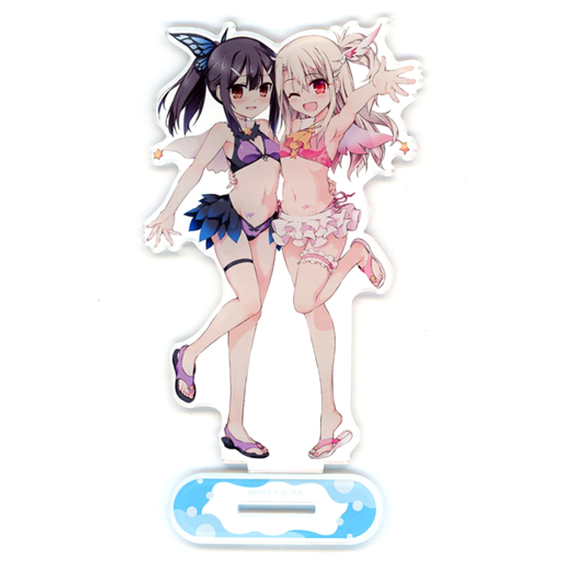 Illyasviel von Einzbern & Miyu Edelfelt B C-9 Prize Fate/kaleid liner Prisma Illya Kujibikido TV Anime 10th Anniversary Kuji Seite: Sonne Acrylic Stand [USED]