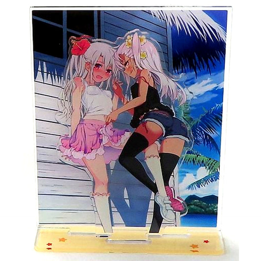 Illyasviel von Einzbern & Chloe von Einzbern A C-10 Prize Acrylic Stand Kujibikido Fate/kaleid liner Prisma Illya TV Anime 10th Anniversary Kuji Seite: Sonne [USED]
