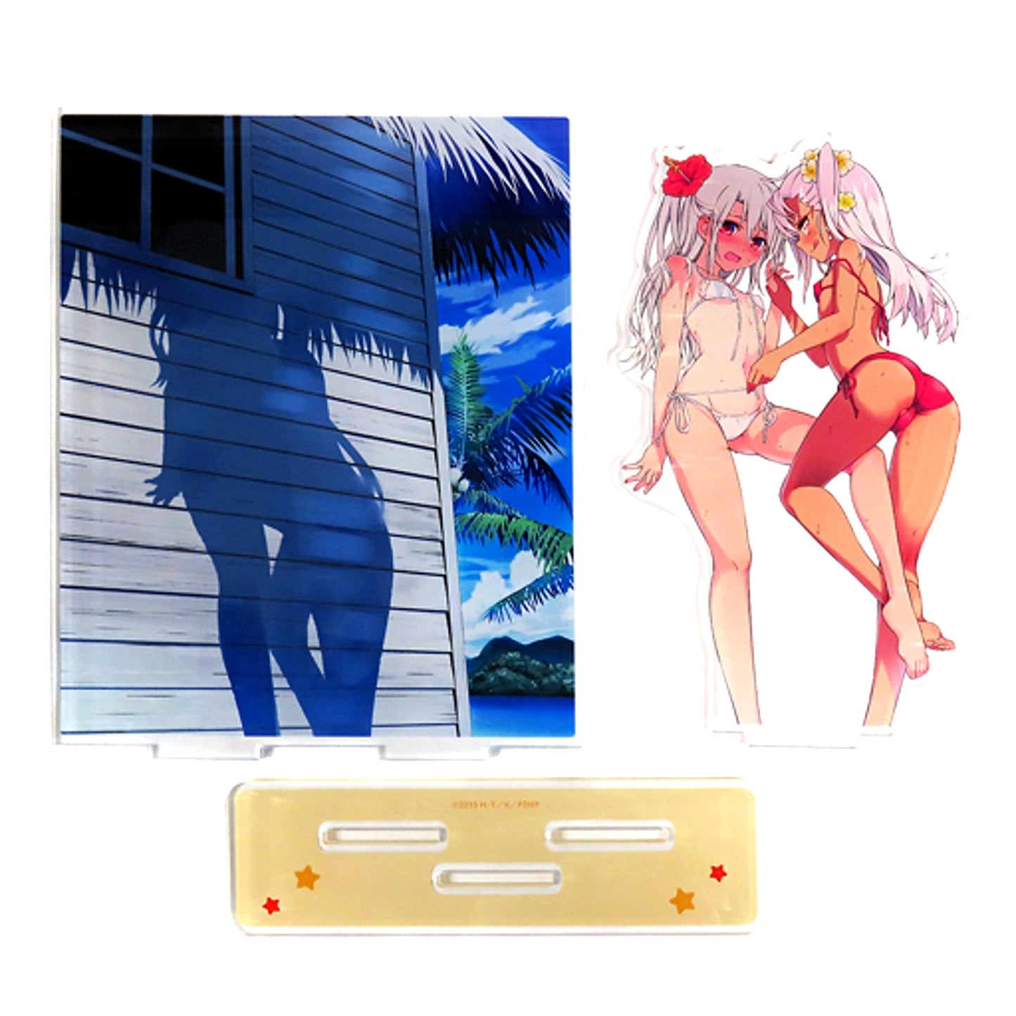 Illyasviel von Einzbern & Chloe von Einzbern B C-11 Prize Fate/kaleid liner Prisma Illya Kujibikido TV Anime 10th Anniversary Kuji Seite: Sonne Acrylic Stand [USED]