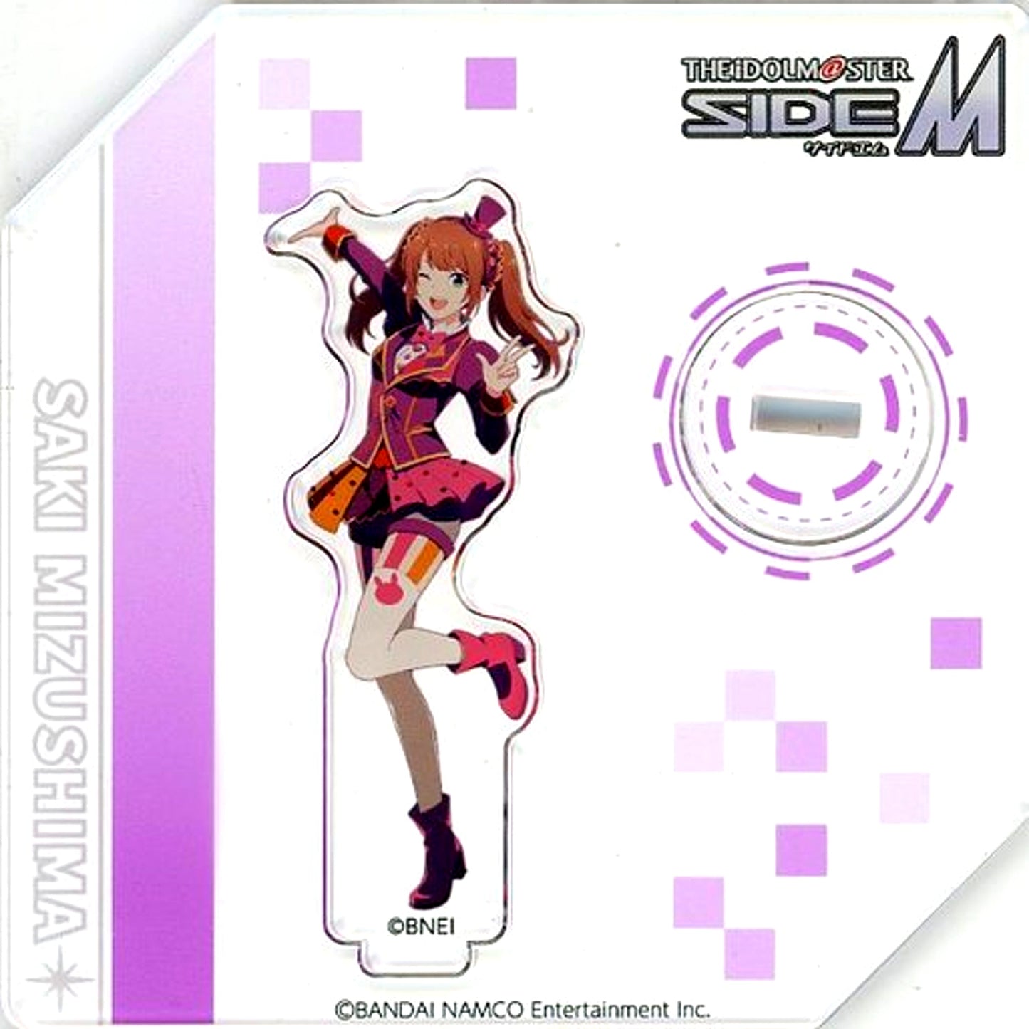 Saki Mizushima Event Outfit Ver. B Prize The Idolmaster SideM Mini Acrylic Stand 315!!! SHOP Passion! Idol Roulette [USED]