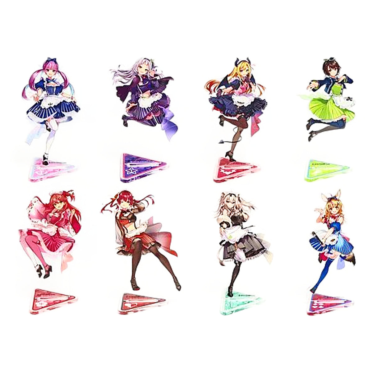 Minato Aqua & Others VTuber Hololive All 8 Types Set Holo Cooking Lottery Holotto Cafeteria Acrylic Stand Acrylic Stand Prize [USED]