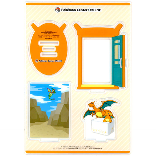 Charizard Delivery! Acrylic Stand Pokemon Center Online Mini Game Charizard Prize [USED]