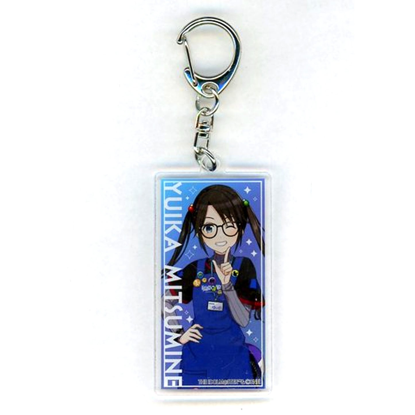 Yuika Mitsumine Apron The Idolmaster Shiny Colors x Village Vanguard Trading Acrylic Keychain [USED]