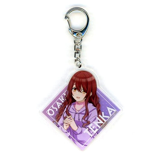 Tenka Osaki Casual Clothes The Idolmaster Shiny Colors x Village Vanguard Trading Acrylic Keychain [USED]
