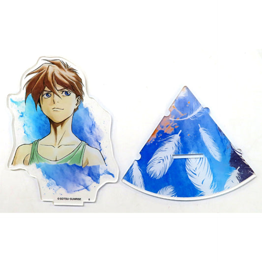 Heero Yuy Mobile Suit Gundam Wing Character Illustration Acrylic Stand [USED]