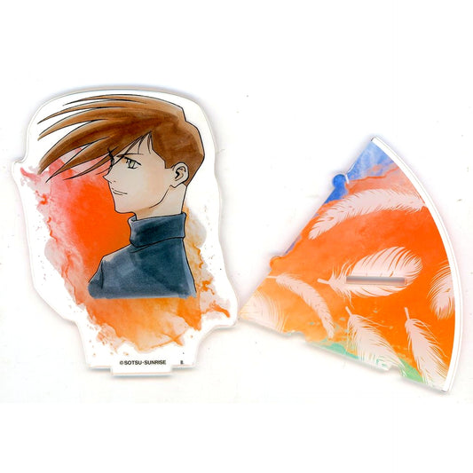 Trowa Barton Character Illustration Acrylic Stand Mobile Suit Gundam Wing [USED]