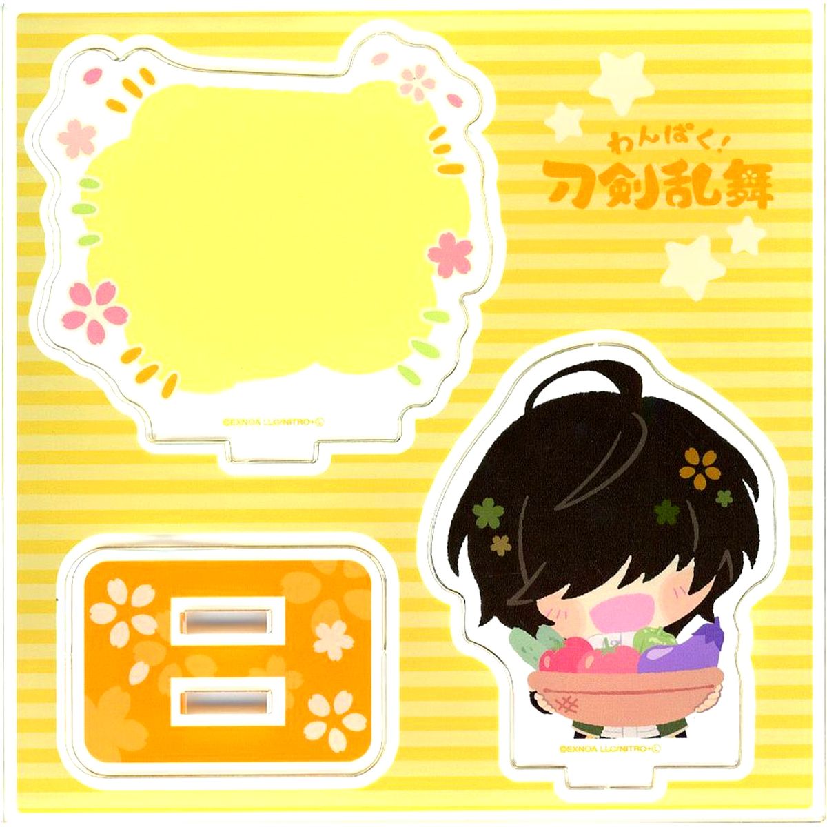Kuwana Gou Wanpaku! Touken Ranbu Acrylic Figure Plate POP UP SHOP Minna ni Goaisatsu [USED]