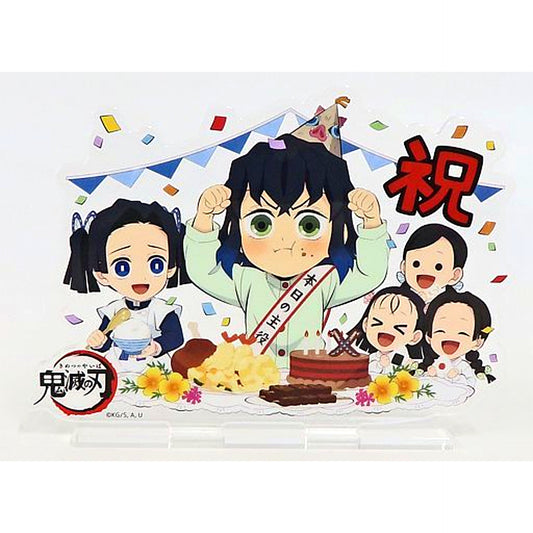 Group Acrylic Stand Demon Slayer ufotable Cafe / Machi Asobi Cafe Inosuke Hashibira Birthday Fes 2023 [USED]