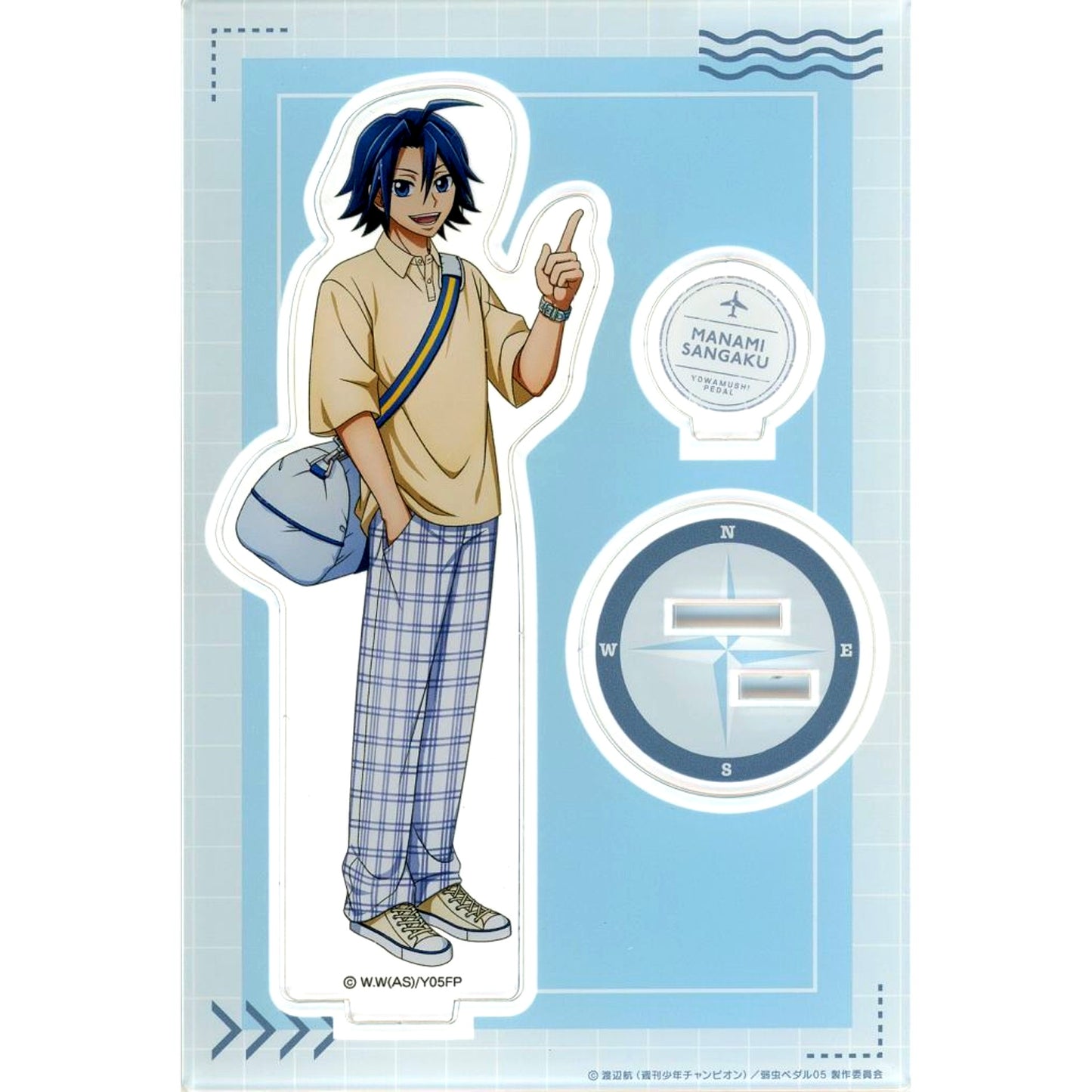 Sangaku Manami Acrylic Stand -travel time- Yowamushi Pedal LIMIT BREAK [USED]