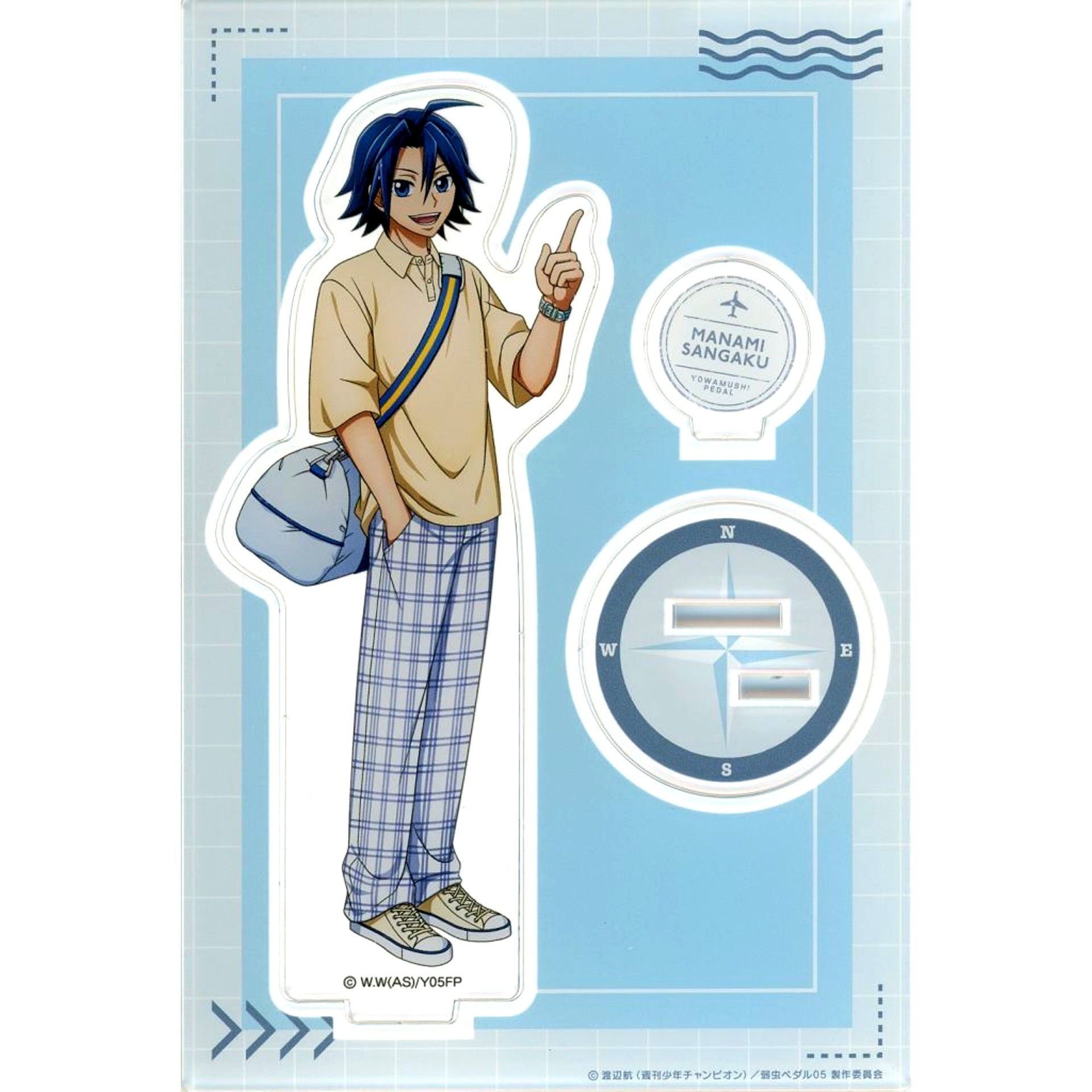 Sangaku Manami Acrylic Stand -travel time- Yowamushi Pedal LIMIT BREAK [USED]