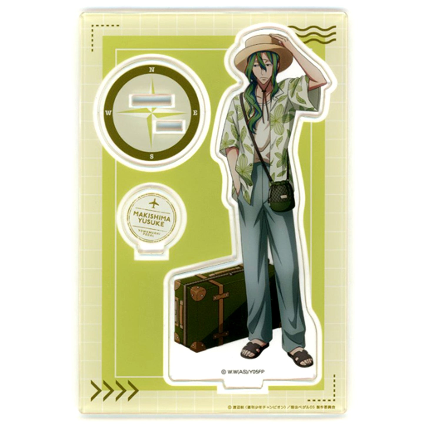 Yusuke Makishima Acrylic Stand -travel time- Yowamushi Pedal LIMIT BREAK [USED]