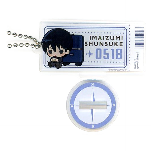 Yowamushi Pedal: Limit Break Shunsuke Imaizumi Trading Acrylic Stand Keychain Travel Time A Keychains [USED]
