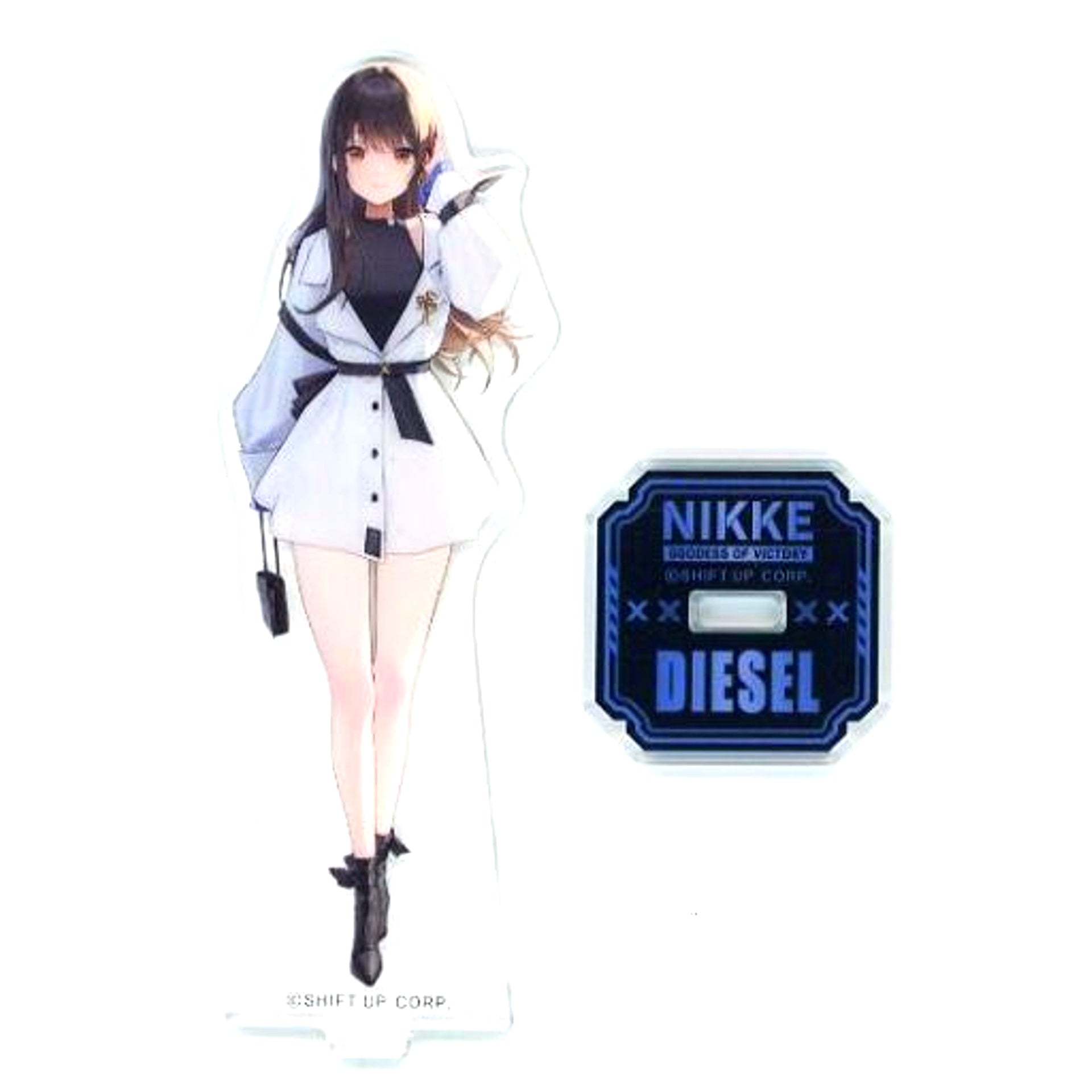 Diesel Casual Clothes Style Goddess of Victory: Nikke x FamilyMart Original Acrylic Stand [USED]