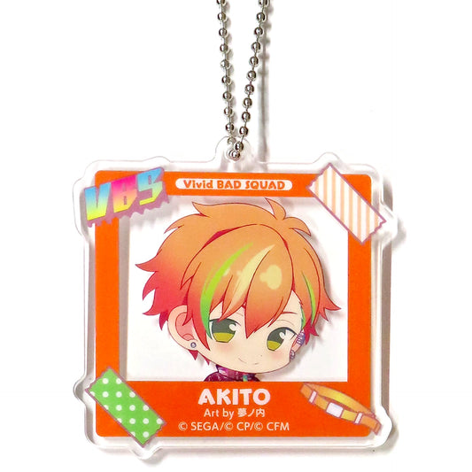 Hatsune Miku: Colorful Stage! Akito Shinonome Acrylic Keychain Collection Vivid Bad Squad Only Shop Limited Keychains [USED]