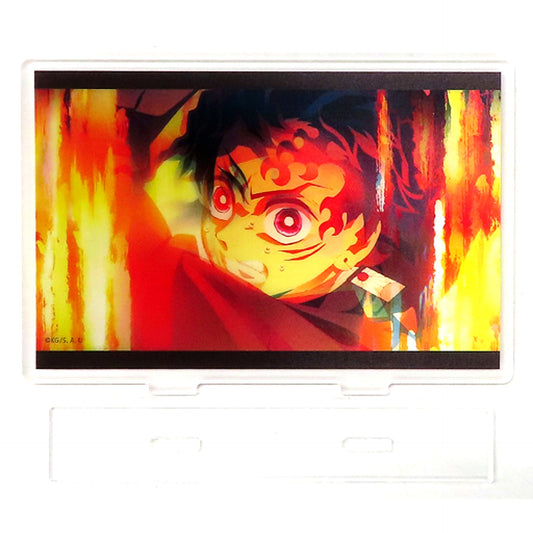 Tanjiro Kamado, Yoriichi Tsugikuni Overlapping Figures Lenticular Acrylic Stand Demon Slayer: Kimetsu no Yaiba Swordsmith Village Arc ufotable Cafe Machi Asobi CAFE Real Time Cafe Episode 5 [USED]
