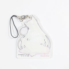 Monogatari Series X Hello Kitty Black Hanekawa Capsule Kuji Sanrio Atsumete Acrylic Strap Acrylic Strap Prize Keychains [USED]