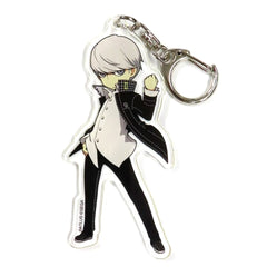 Persona Q2: New Cinema Labyrinth P4 Protagonist Acrylic Keychain Keychains [USED]