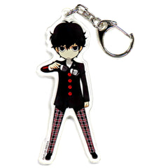 Persona Q2: New Cinema Labyrinth P5 Protagonist Acrylic Keychain Keychains [USED]