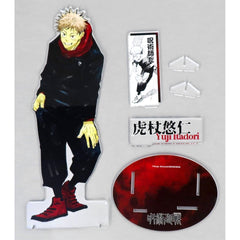 Jujutsu Kaisen Yuji Itadori Acrylic GIGA Figure Jump Characters Store Limited Acrylic Item [USED]